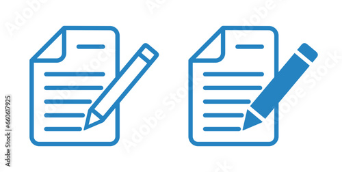 ikona notatnika z długopisem, plik wektorowy