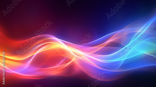 Bright, dynamic energy lines in a glowing sunlit outer space gradient background..