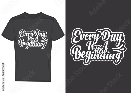 Motivation typography t-shirt design 