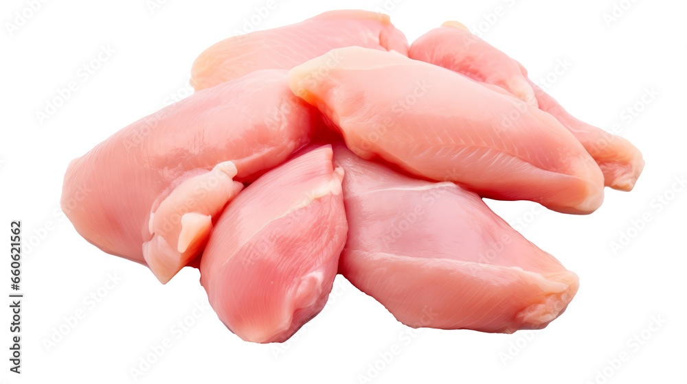 Fresh chicken meat isolated on transparent background. Fresh chicken meat isolated on transparent background.