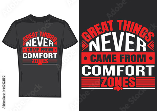Motivation typography t-shirt design 