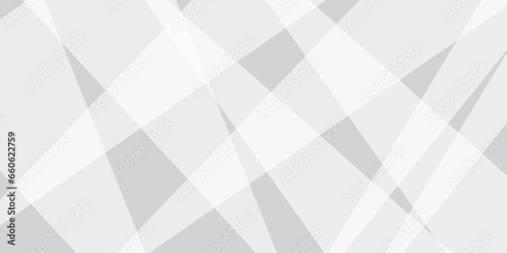 abstract white and gray line background. Geometric background with squares in bright light with soft shadows as pattern. Template.