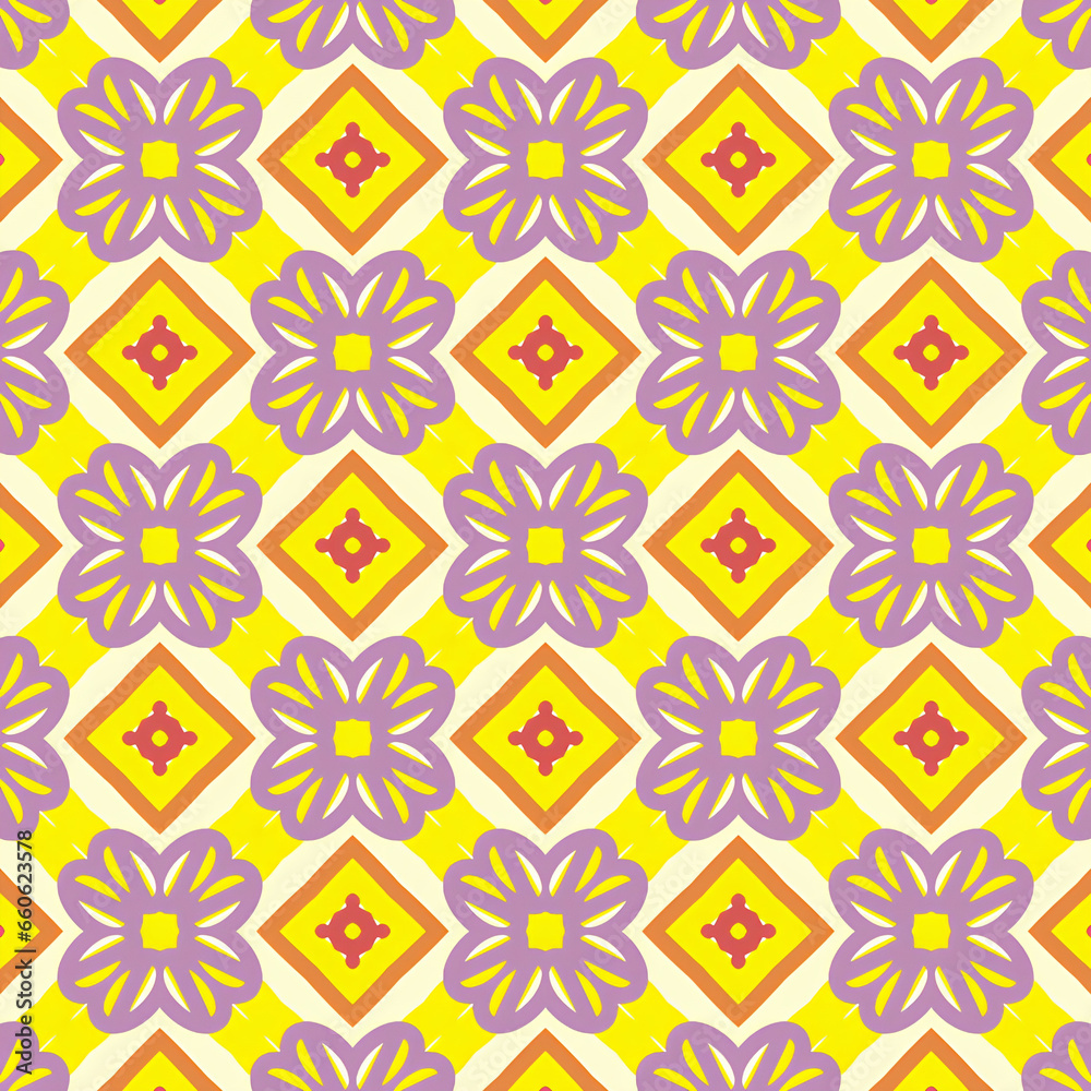 Seamless background pattern. Abstract decorative geometric pattern. Vector.
