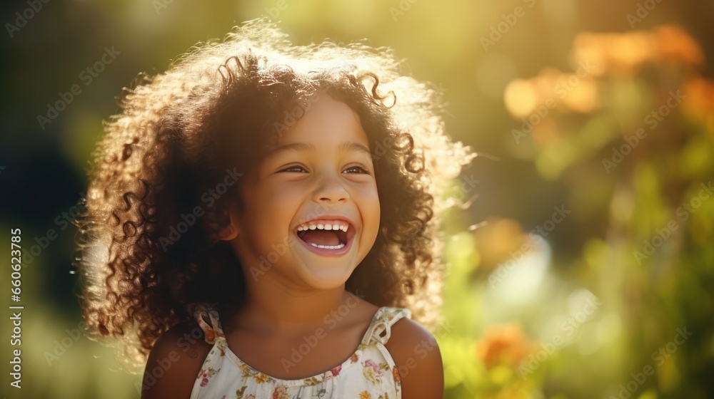 African girl laughing African girl laughing