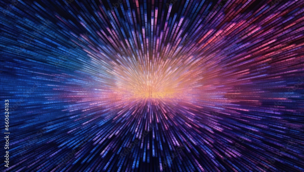 Abstract Background of Bursting Light and Particles Abstract Background of Bursting Light and Particles