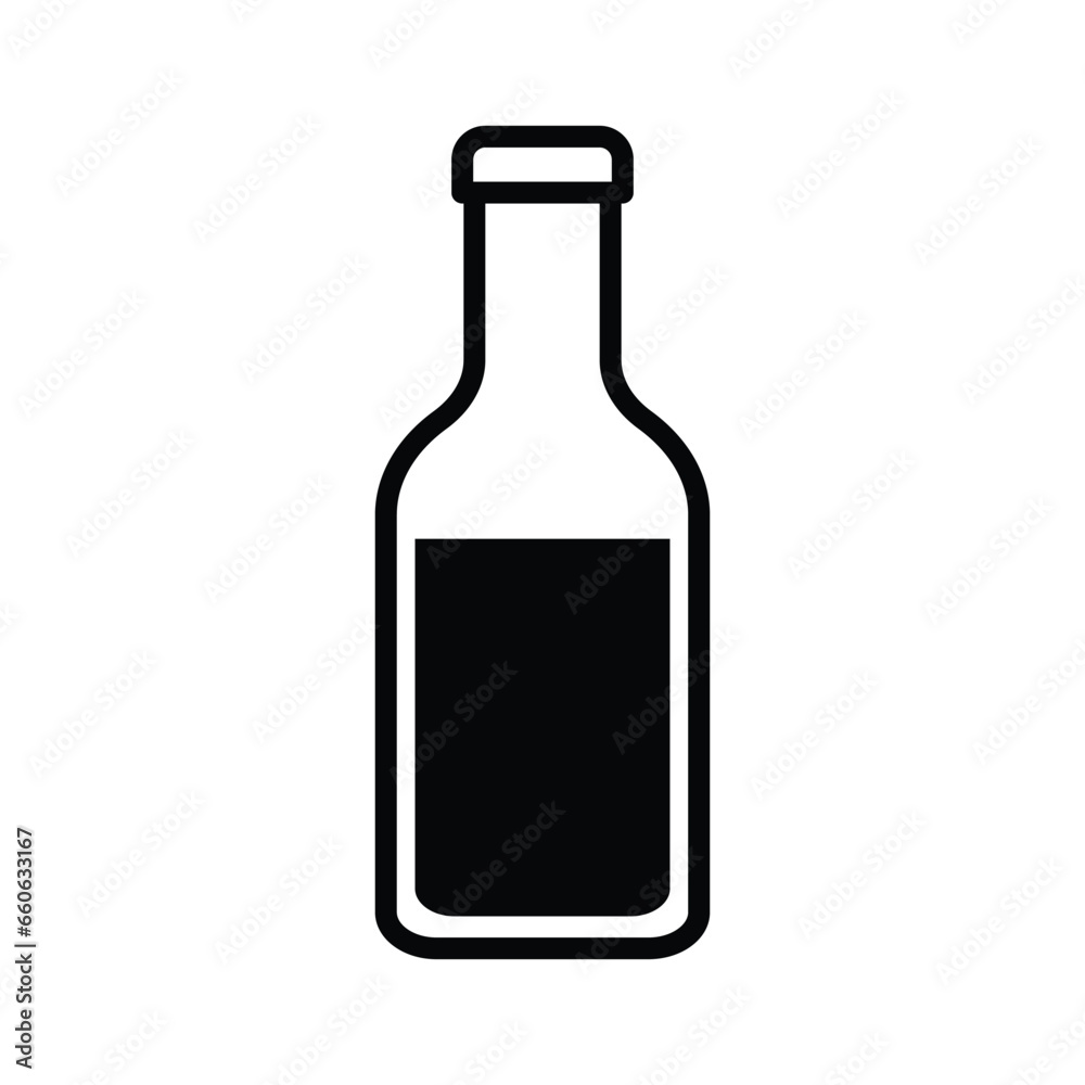 Bottle icon design, illustration design Bottle icon design, illustration design