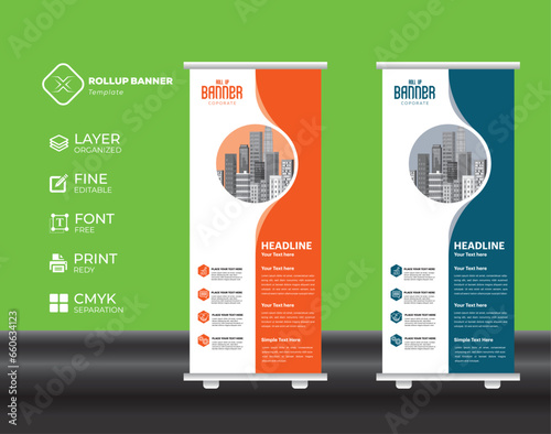 Eye catching, effective roll up banner