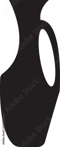 Amphora icons set. set of amphora vector icons for web design, Set of different funeral cremation urns isolated on white background