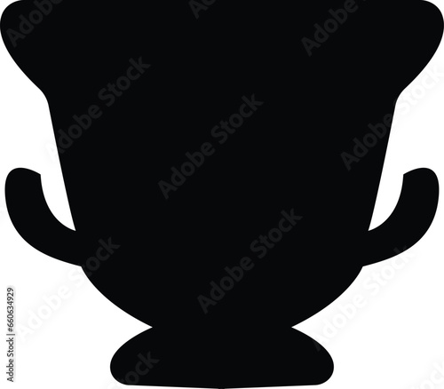 Amphora icons set. set of amphora vector icons for web design, Set of different funeral cremation urns isolated on white background