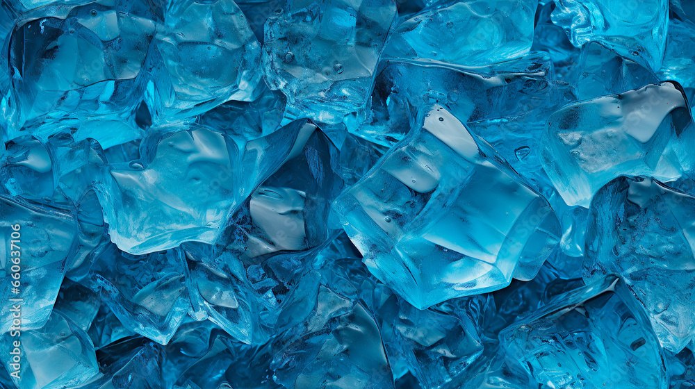 Seamless pattern with blue ice texture. Seamless pattern with blue ice texture.