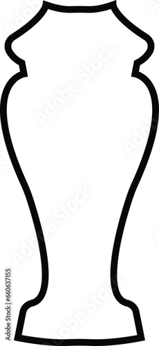Amphora icons set. set of amphora vector icons for web design, Set of different funeral cremation urns isolated on white background