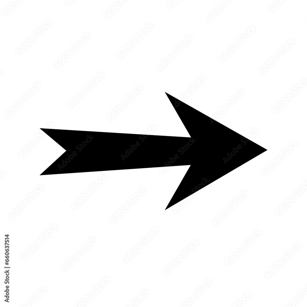 the black arrow is slightly pointed 1 the black arrow is slightly pointed 1