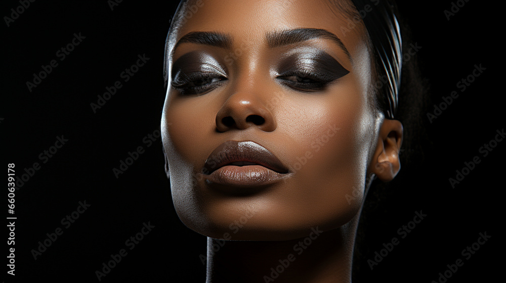 Lips painted black on the cover of 'LIPS'. Mysterio's Lips Eclipse of