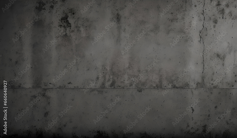 Fototapeta premium Grunge metal wall texture background, suitable for Halloween theme background, old cracks in cement, dusty old film effect texture, horror concrete imitation facade wall, generative AI