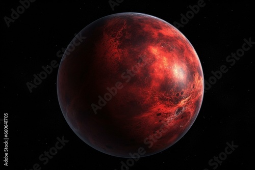 planet that is red. Generative AI