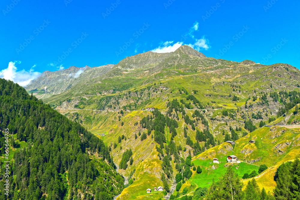 Passeiertal (Val Passiria) in in Südtirol (Italien)