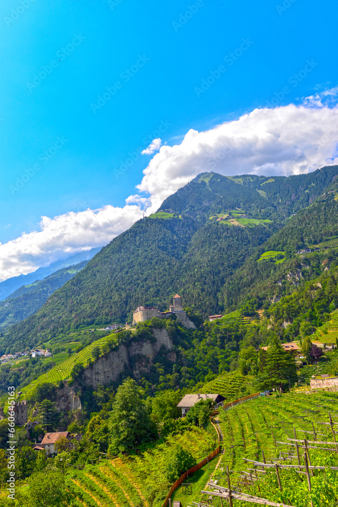 Schloss Tirol in Dorf Tirol bei Meran, Italien