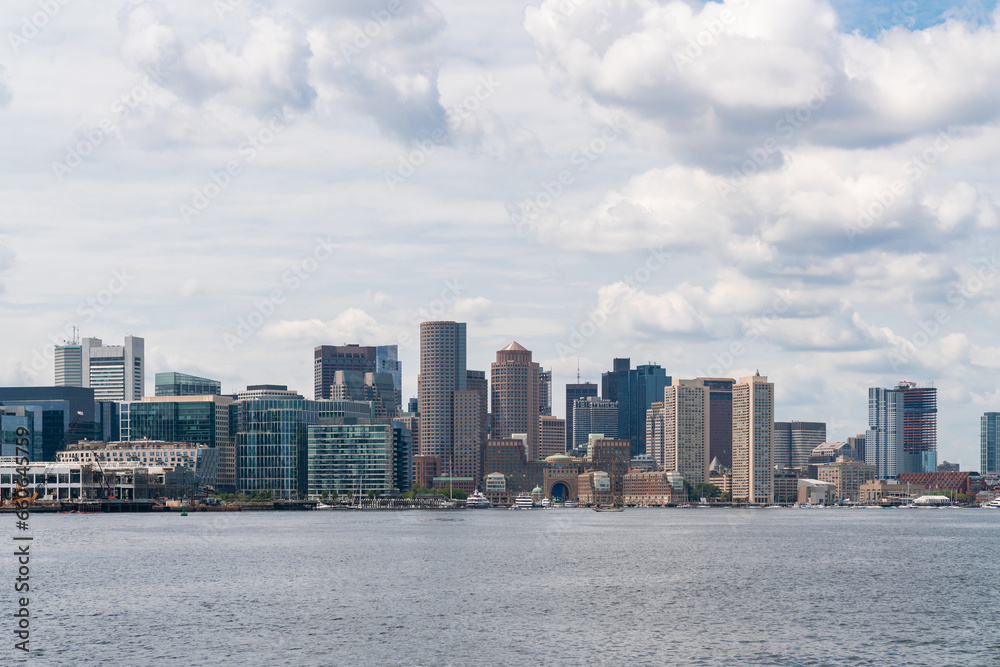 Panoramic Boston city view skyline and Massachusetts Institute of Technology campus at day time. An intellectual, technological, political and educational center. Panoramic Boston city view skyline and Massachusetts Institute of Technology campus at day time. An intellectual, technological, political and educational center.