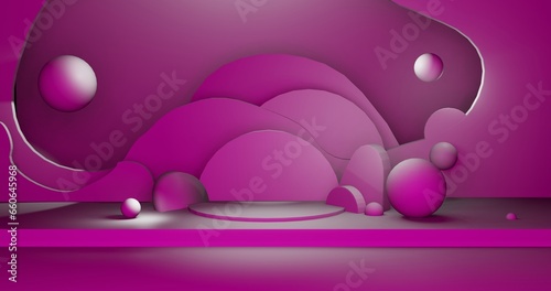 4K 3D Hintergrund Stilleben Modern Abstrakt