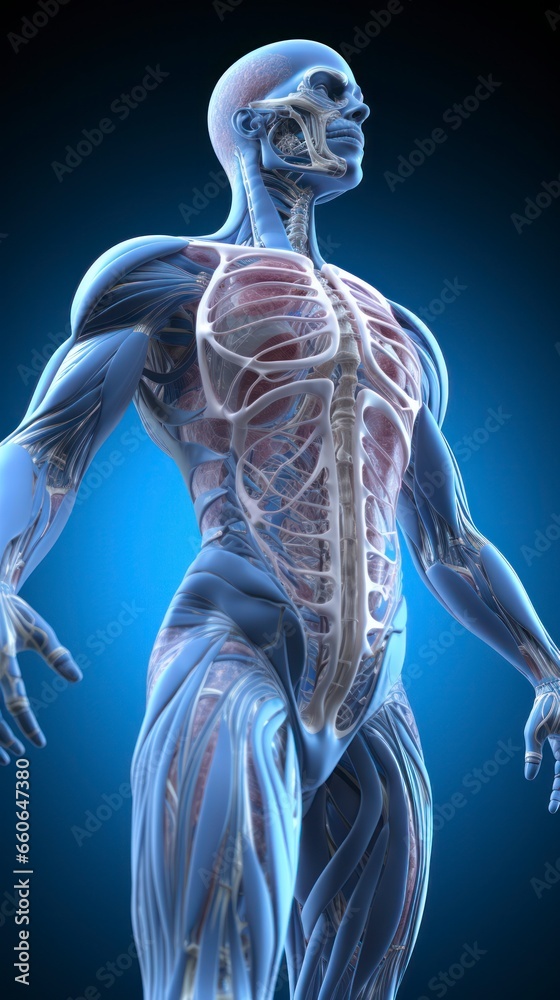 Illustration of the male anatomy Illustration of the male anatomy