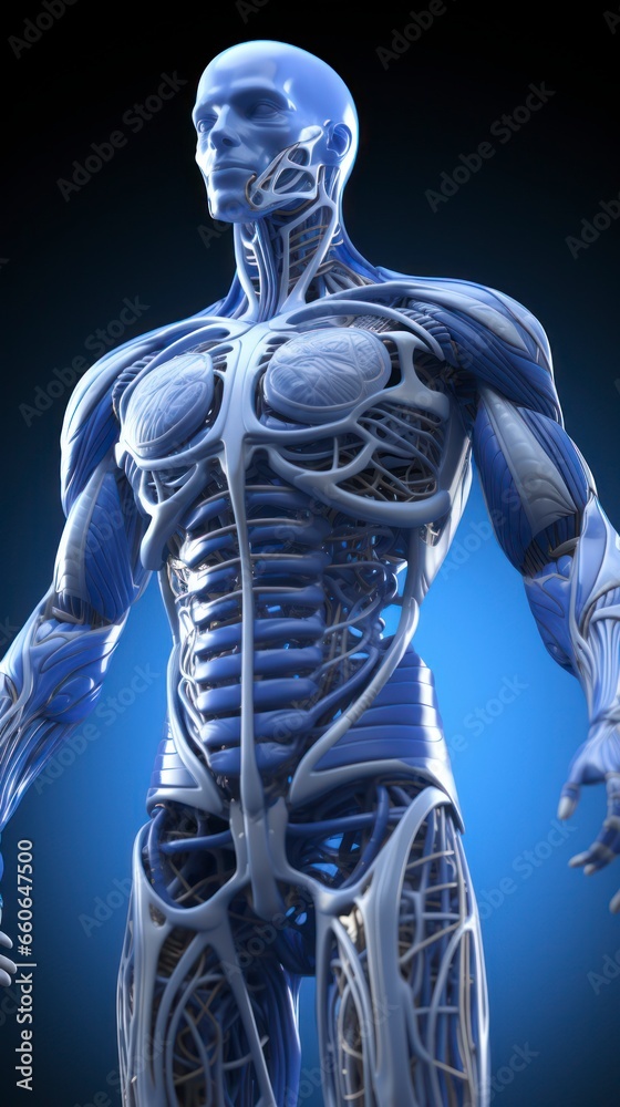 Illustration of the male anatomy Illustration of the male anatomy