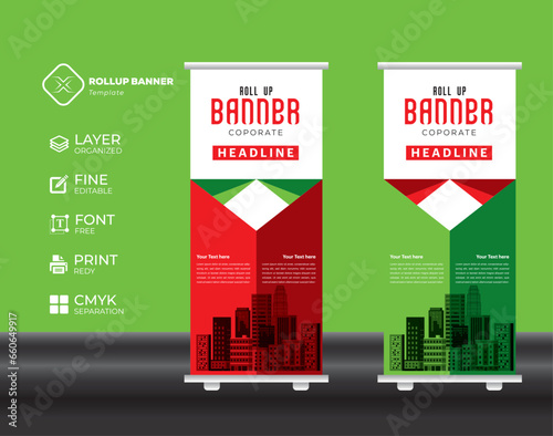 Eye catching, effective roll up banner