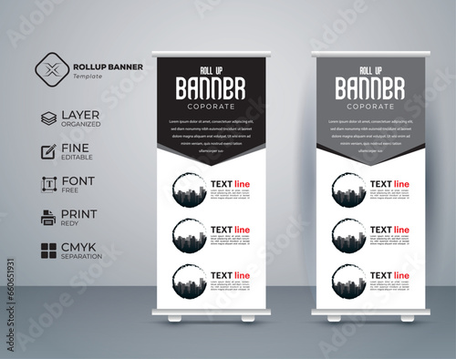 Eye catching, effective roll up banner