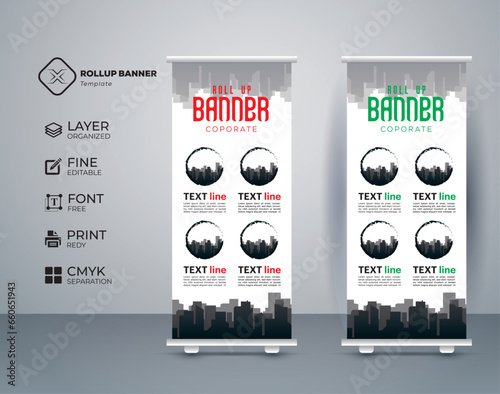 Eye catching, effective roll up banner