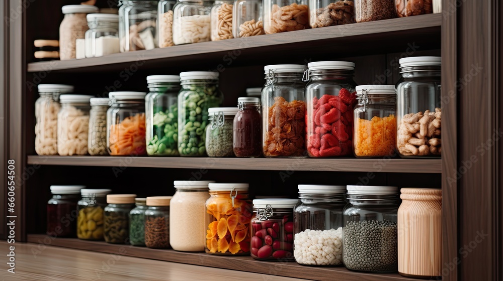 Orginized pantry items Orginized pantry items