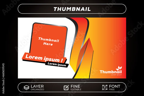 Social Media Thumbnail Design template