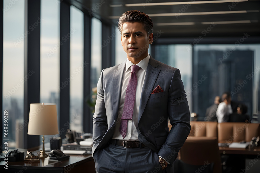 Portrait of a professional businessman. Portrait of a professional businessman.