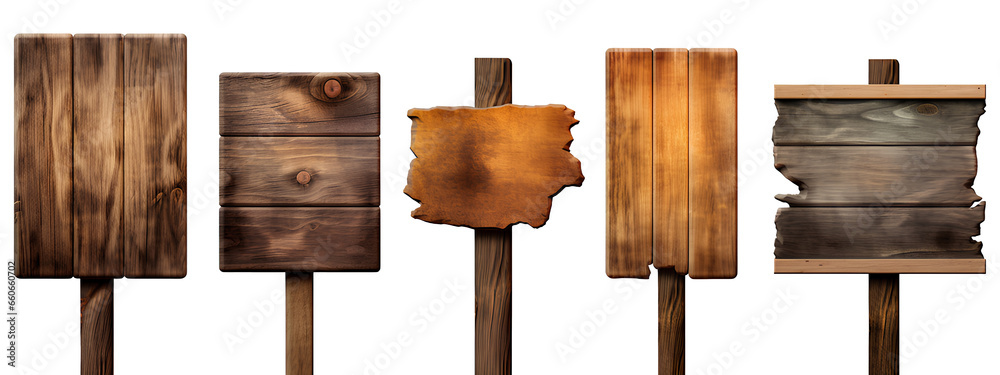Blank empty wooden rustic signage sign board signpost post wood on ...