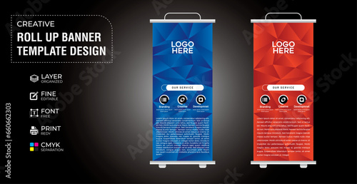 Eye catching  effective roll up banner