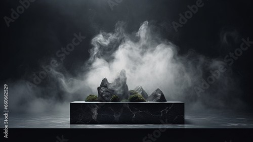 smoke in dark background. abstract smoke texture