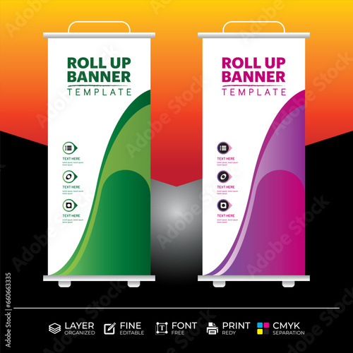 Eye catching  effective roll up banner