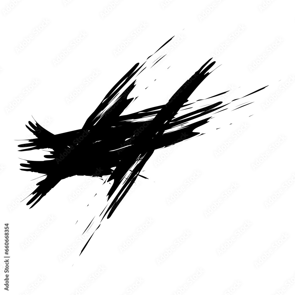 Black Splash Brush Vector Black Splash Brush Vector