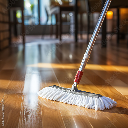 Wallpaper Mural Clean and care for floors properly - use a mop to wipe the floor Torontodigital.ca