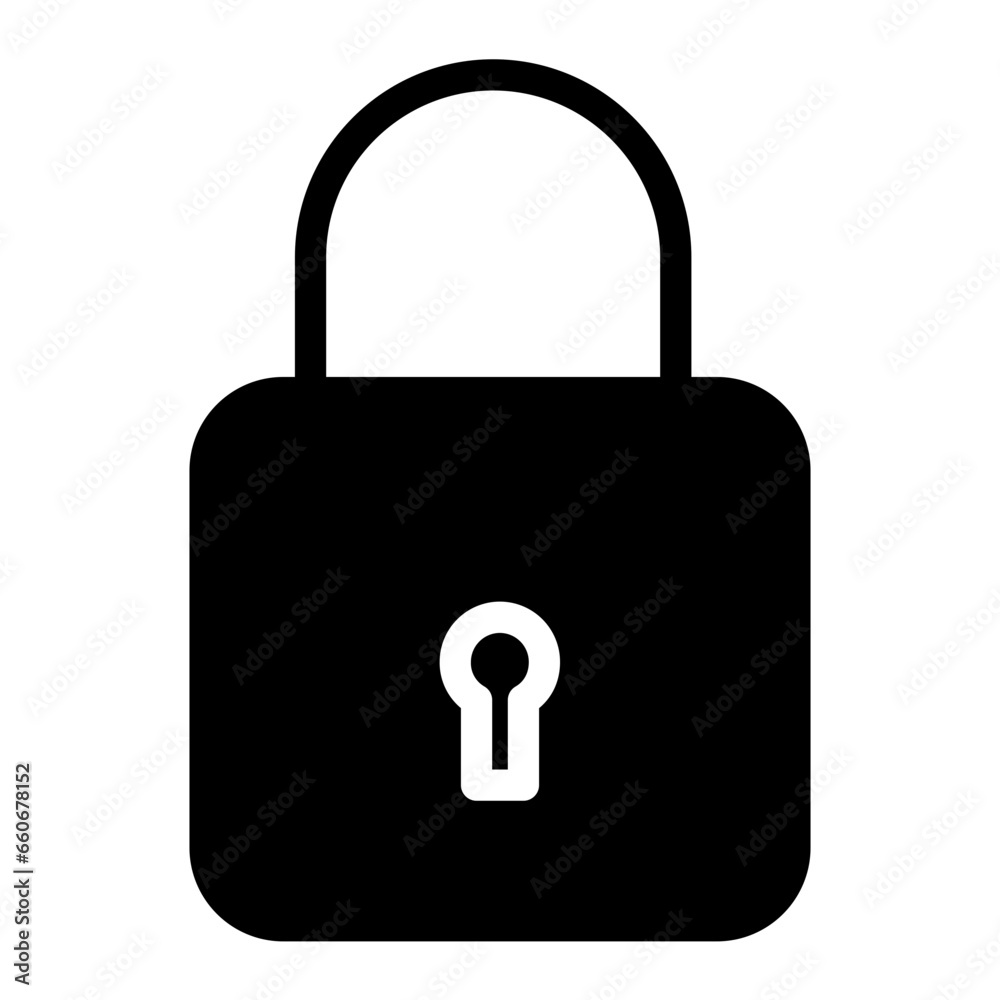 Solid Lock icon Solid Lock icon