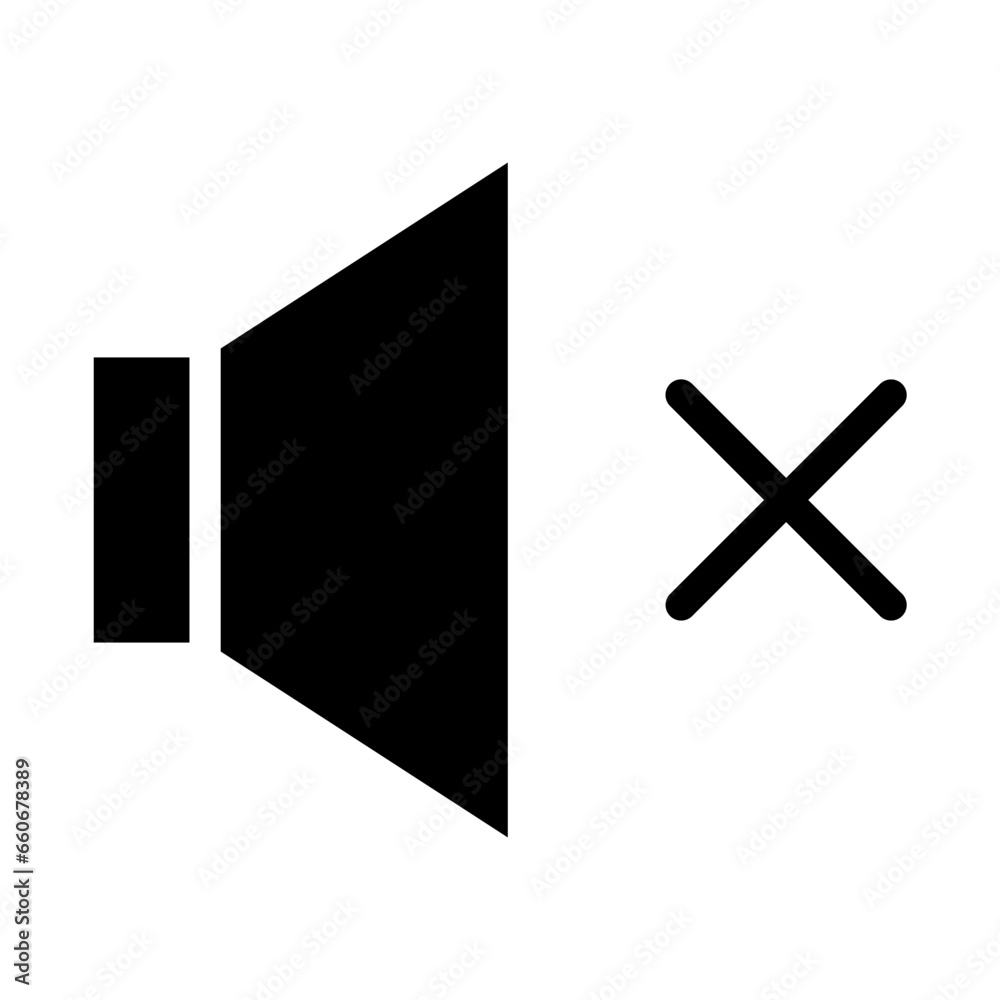 Solid Volume off icon Solid Volume off icon