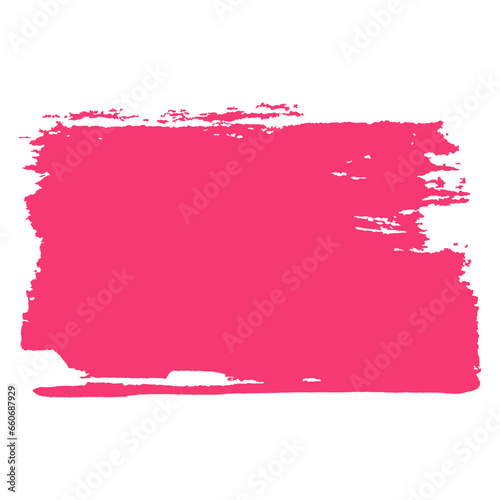 Fototapeta Naklejka Na Ścianę i Meble -  pink ink paint brush stroke