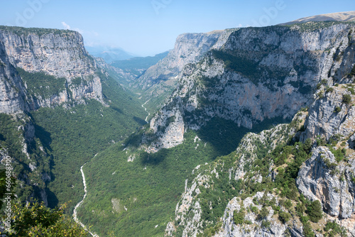 Summer view of Vikos gorge, Zagori, Epirus, Greece © Stoyan Haytov