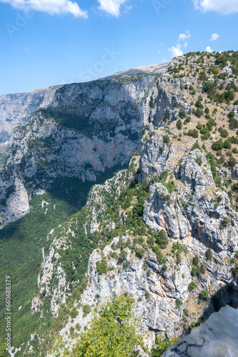 Fototapeta Naklejka Na Ścianę i Meble -  Summer view of Vikos gorge, Zagori, Epirus, Greece