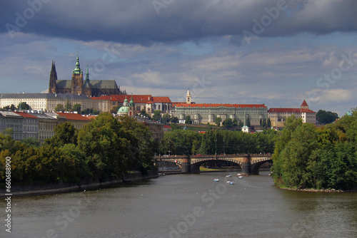 PANORAMA OF THE CITY OF PRAGUE IN THE CZECH REPUBLIC © blantiag