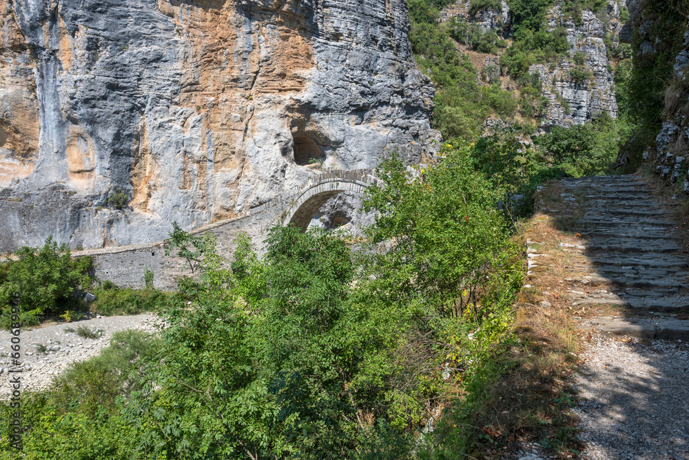 Kokkorou stone bridge, Zagori, Epirus, Greece