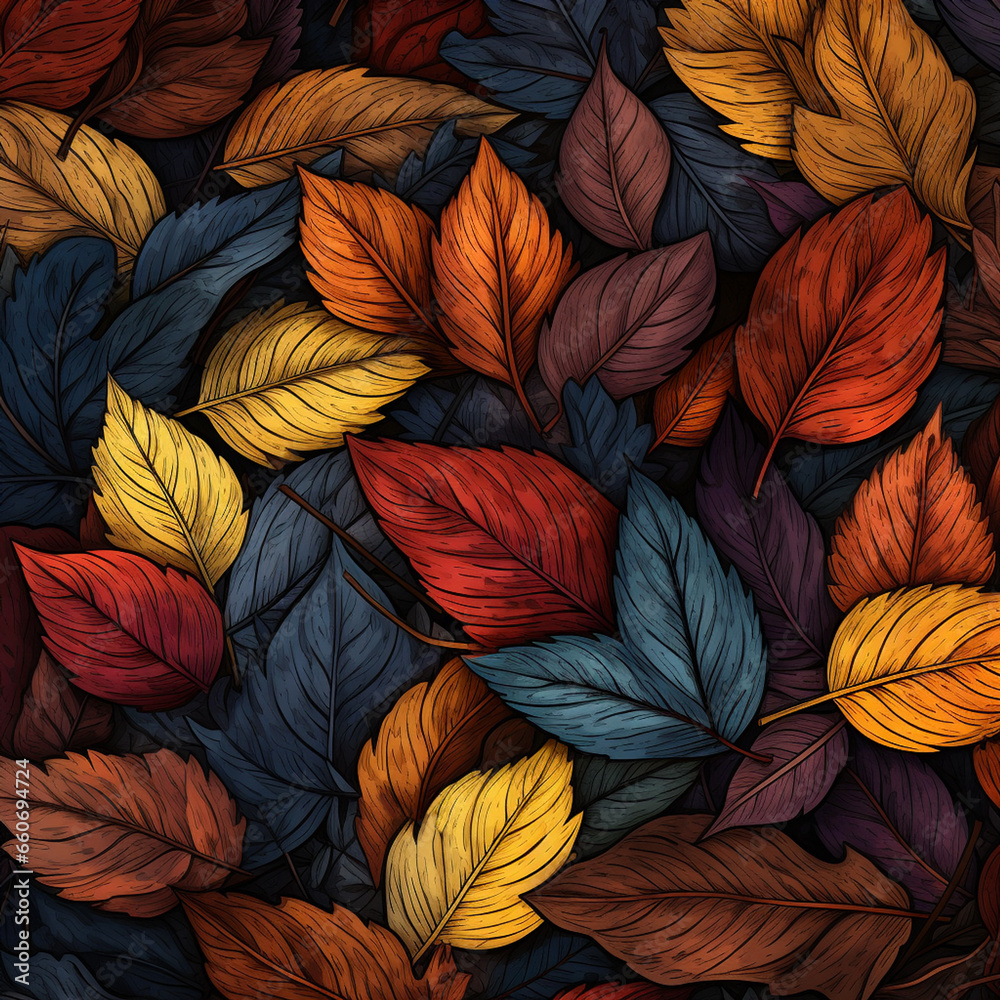 Fall Leaves Background Fall Leaves Background