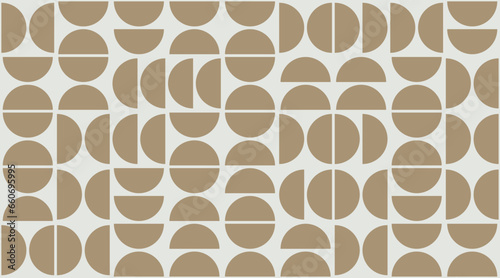 Geometry minimalistic bauhaus pattern. Vector abstract contemporary multicolored trendy texture