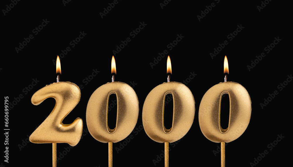 Candle number 2000 - Number of followers or likes Candle number 2000 - Number of followers or likes