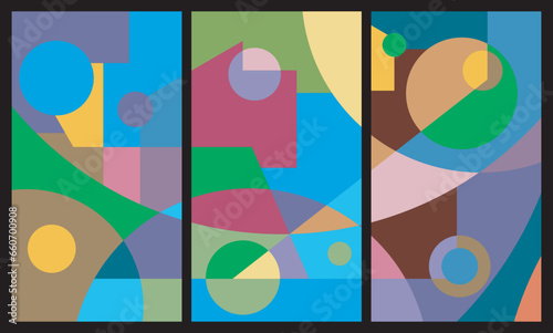colorful abstract art for decoration