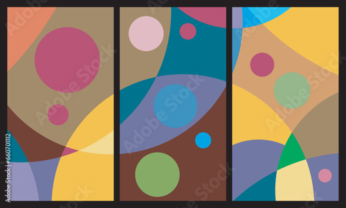 colorful abstract art for decoration