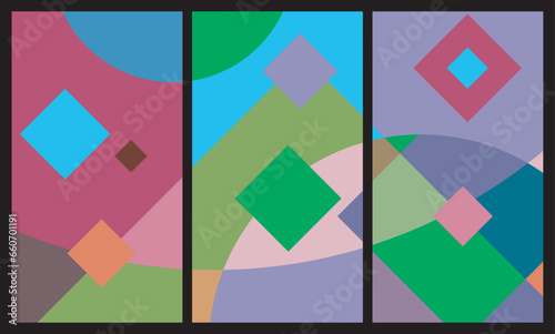 colorful abstract art for decoration